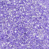 Delica 11/0 RD #0249 Crystal Purple Ceylon Lined-Dyed 5.2g Vial